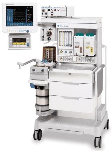 Datex Ohmeda - GE Aestiva 5 Anesthesia Machine with white background