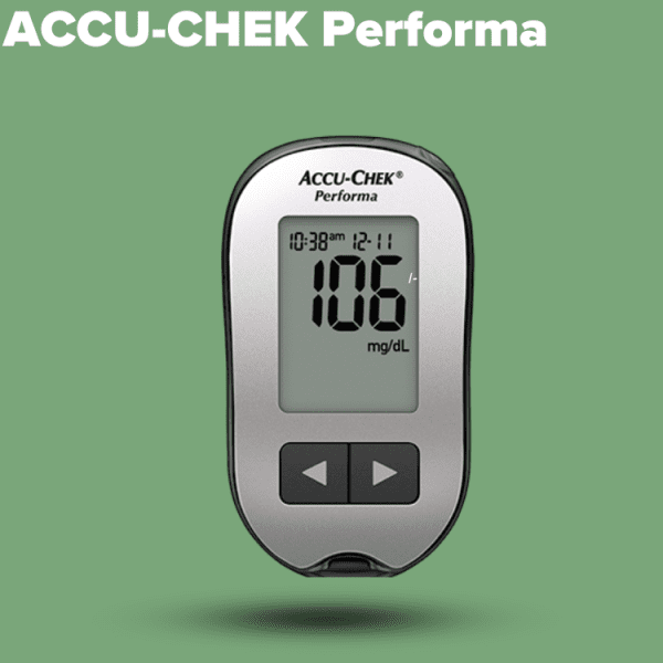 Accu -Chek Performa glucose meter with large display