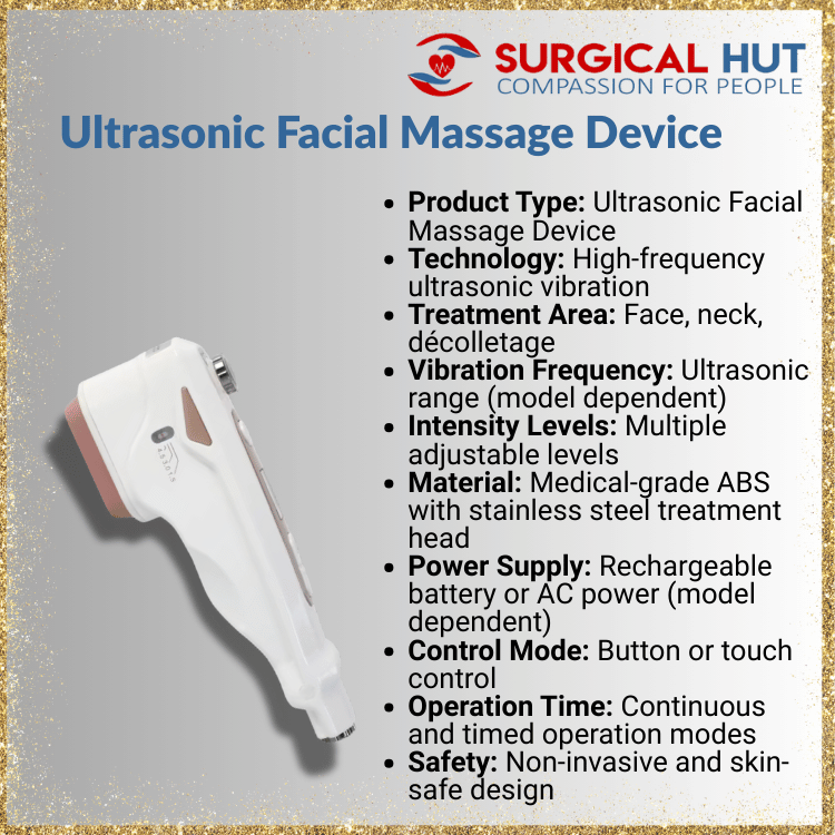 Ultrasonic Facial Massage Device