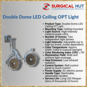 Double Dome LED Ceiling OT Light